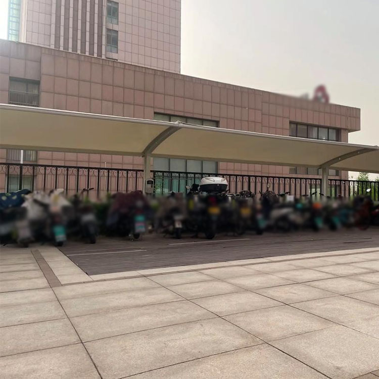 黄陵县膜结构电动车棚